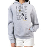 NHL Gray Pittsburgh Penguins G-III 4Her by Carl Banks Women's Hockey Love Fleece Pullover Hoodie
