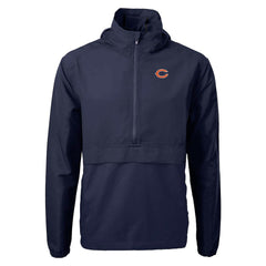 Cutter & Buck Charter Eco Recycled Anorak Half-Zip Jacket - Chicago Bears