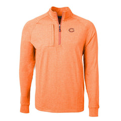 Cutter & Buck Adapt Eco Knit Quarter-Zip Pullover Top - Chicago Bears