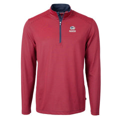 Cutter & Buck Virtue Eco Pique Micro Stripe Recycled Quarter-Zip Pullover Top - Green Bay Packers