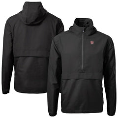 Cutter & Buck Charter Eco Recycled Anorak Half-Zip Jacket - New York Giants