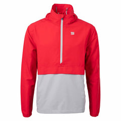 Cutter & Buck Charter Eco Recycled Anorak Half-Zip Jacket - New York Giants