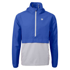 Cutter & Buck Charter Eco Recycled Anorak Half-Zip Jacket - New York Giants