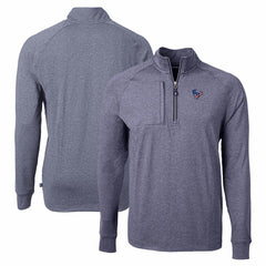 Cutter & Buck Adapt Eco Knit Quarter-Zip Pullover Top - Houston Texans