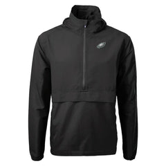 Cutter & Buck Charter Eco Recycled Anorak Half-Zip Jacket - Philadelphia Eagles