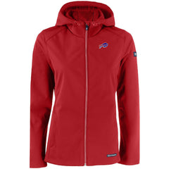 Cutter & Buck Women's Evoke Eco Softshell Recycled Full-Zip Hooded Jacket - Buffalo Bills