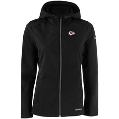Cutter & Buck Women's Evoke Eco Softshell Recycled Full-Zip Hooded Jacket - Kansas City Chiefs