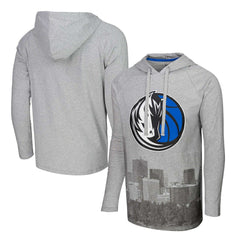 NBA Dallas Mavericks Stadium Essentials Atrium Raglan Long Sleeve Hoodie T-Shirt sale