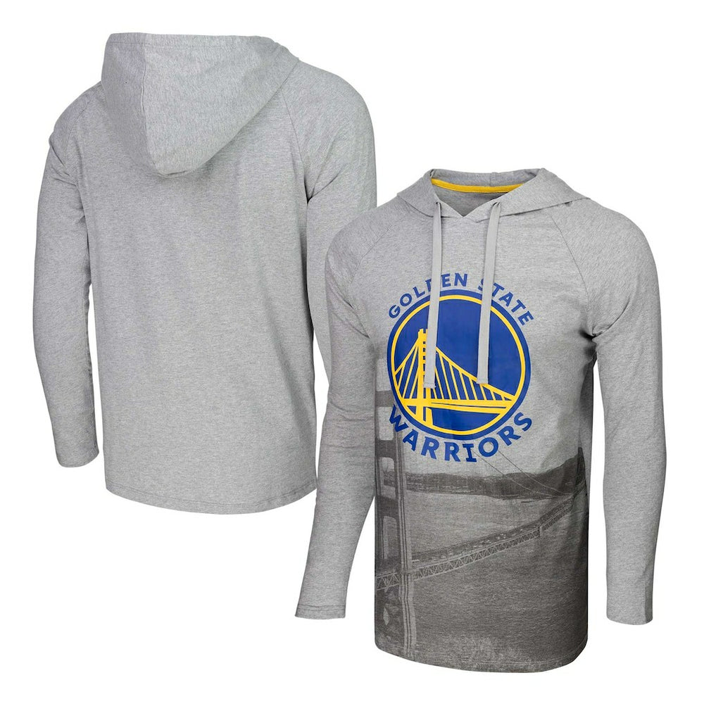 NBA Golden State Warriors Stadium Essentials Atrium Raglan Long Sleeve Hoodie T-Shirt sale
