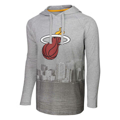 NBA Miami Heat Stadium Essentials Atrium Raglan Long Sleeve Hoodie T-Shirt