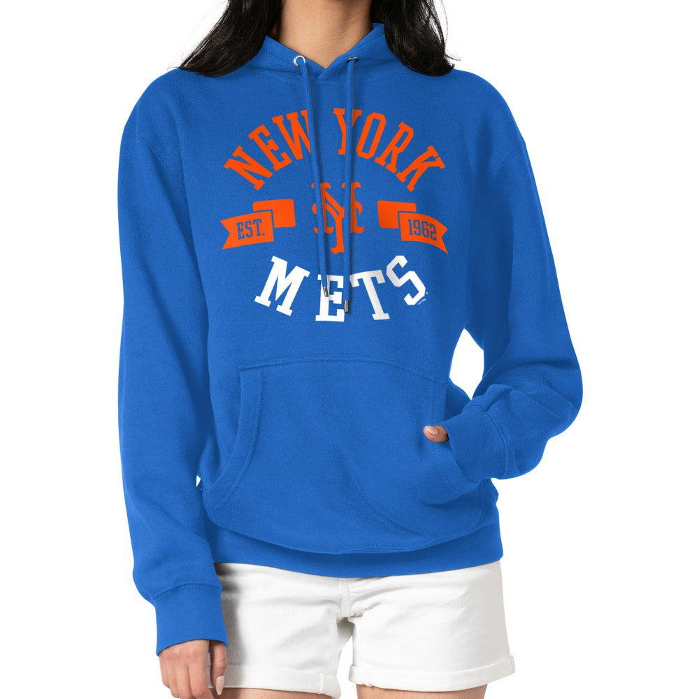 MLB New York Mets G-III 4Her by Carl Banks Women's City Graphic Pullover Hoodie