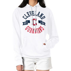 MLB Cleveland Guardians G-III 4Her by Carl Banks Women's City Graphic Pullover Hoodie