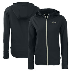 Cutter & Buck Women's Throwback Daybreak Eco Recycled Half-Zip Hoodie - New York Jets
