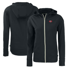 Cutter & Buck Women's Throwback Daybreak Eco Recycled Half-Zip Hoodie - San Francisco 49ers