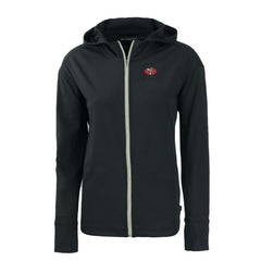 Cutter & Buck Women's Throwback Daybreak Eco Recycled Half-Zip Hoodie - San Francisco 49ers