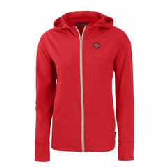 Cutter & Buck Women's Throwback Daybreak Eco Recycled Half-Zip Hoodie - San Francisco 49ers