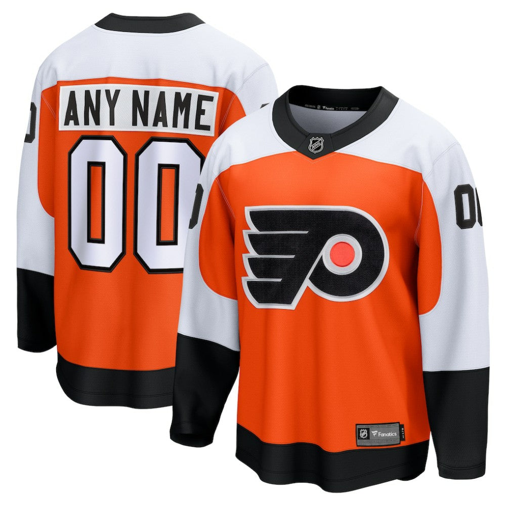 NHL Orange Philadelphia Flyers Fanatics Home Breakaway Custom Jersey