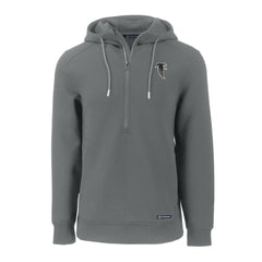 Cutter & Buck Throwback Roam Eco Half-Zip Recycled Pullover Hoodie - Atlanta Falcons