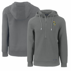 Cutter & Buck Throwback Roam Eco Half-Zip Recycled Pullover Hoodie - Green Bay Packers
