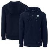 Cutter & Buck Throwback Roam Eco Half-Zip Recycled Pullover Hoodie - Los Angeles Chargers