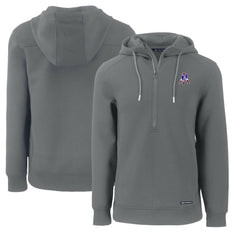 Cutter & Buck Throwback Roam Eco Half-Zip Recycled Pullover Hoodie - New England Patriots