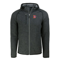 Cutter & Buck Throwback Mainsail Sweater-Knit Full-Zip Hoodie - Denver Broncos