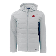 Cutter & Buck Throwback Evoke Hybrid Eco Softshell Recycled Full-Zip Hoodie Jacket - Buffalo Bills