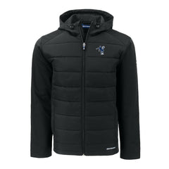 Cutter & Buck Throwback Evoke Hybrid Eco Softshell Recycled Full-Zip Hoodie Jacket - Indianapolis Colts