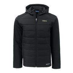Cutter & Buck Throwback Evoke Hybrid Eco Softshell Recycled Full-Zip Hoodie Jacket - New York Jets