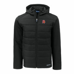 Cutter & Buck Throwback Evoke Hybrid Eco Softshell Recycled Full-Zip Hoodie Jacket - Tampa Bay Buccaneers