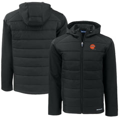 Cutter & Buck Throwback Big & Tall Evoke Hybrid Eco Softshell Recycled Full-Zip Jacket - Cincinnati Bengals