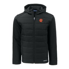 Cutter & Buck Throwback Big & Tall Evoke Hybrid Eco Softshell Recycled Full-Zip Jacket - Cincinnati Bengals