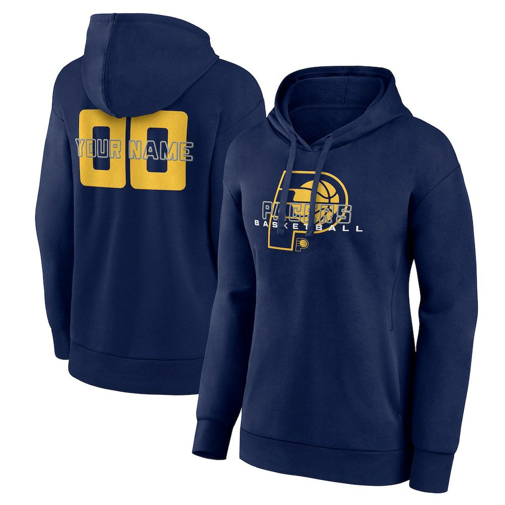 NBA Indiana Pacers Women's Stellar Personalized Name & Number Pullover Hoodie