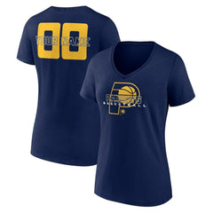 NBA Indiana Pacers Women's Stellar Personalized Name & Number V-Neck T-Shirt