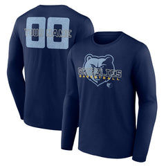 NBA Memphis Grizzlies Stellar Personalized Name & Number Long Sleeve T-Shirt