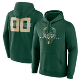 NBA Milwaukee Bucks Stellar Personalized Name & Number Pullover Hoodie