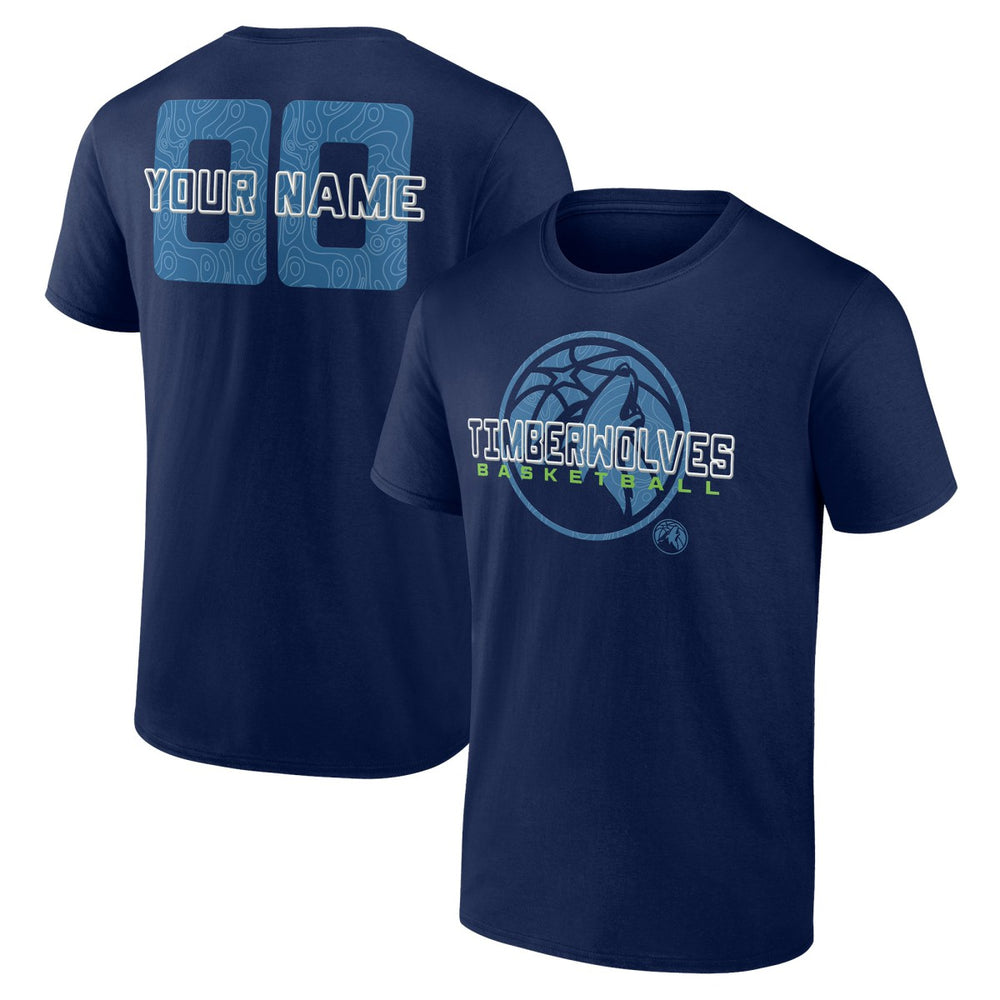 NBA Minnesota Timberwolves Stellar Personalized Name & Number T-Shirt