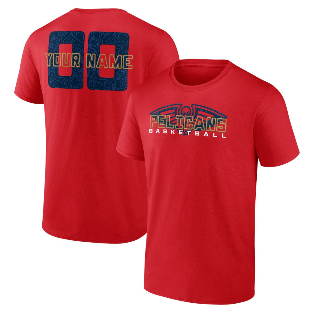 NBA New Orleans Pelicans Stellar Personalized Name & Number T-Shirt
