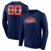 NBA Oklahoma City Thunder Stellar Personalized Name & Number Long Sleeve T-Shirt