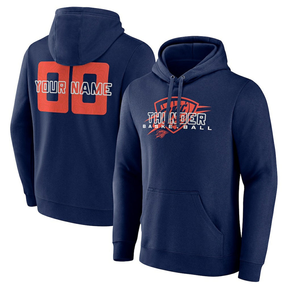 NBA Oklahoma City Thunder Stellar Personalized Name & Number Pullover Hoodie sale