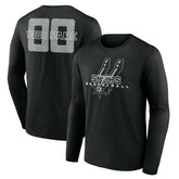 NBA San Antonio Spurs Stellar Personalized Name & Number Long Sleeve T-Shirt