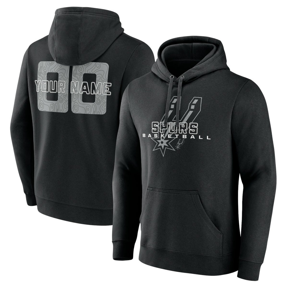NBA San Antonio Spurs Stellar Personalized Name & Number Pullover Hoodie