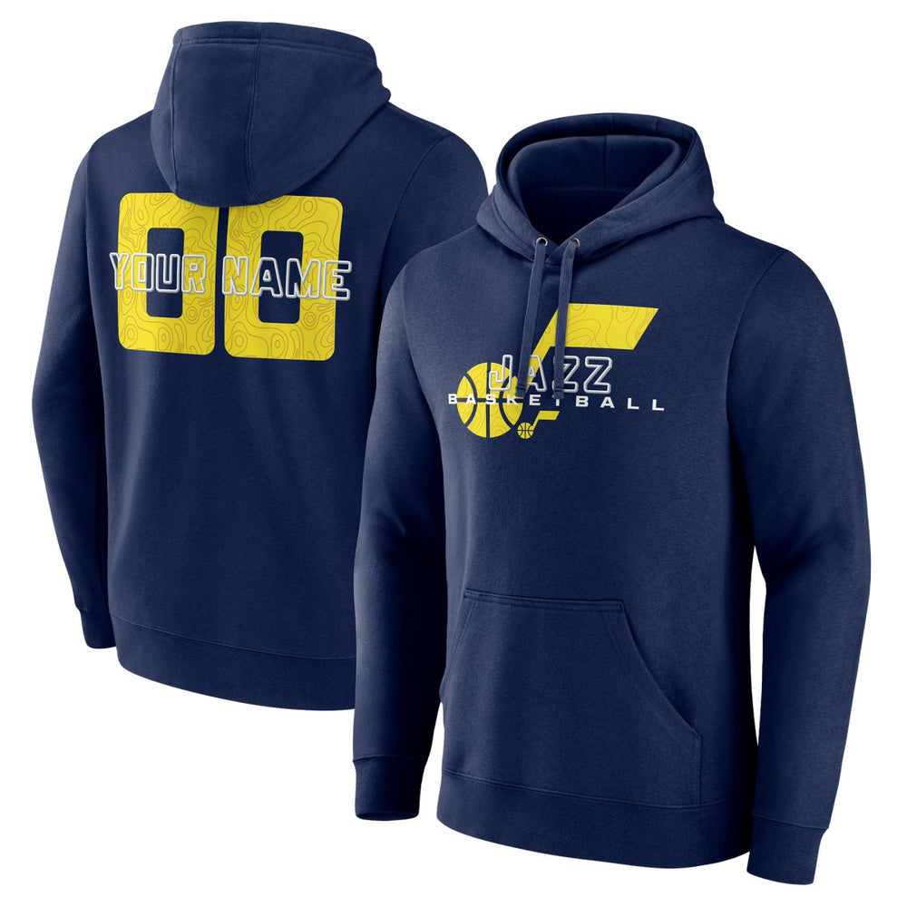 NBA Utah Jazz Stellar Personalized Name & Number Pullover Hoodie