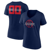 NBA Washington Wizards Women's Stellar Personalized Name & Number V-Neck T-Shirt