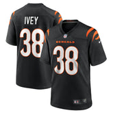 DJ Ivey Team Game Jersey - Cincinnati Bengals