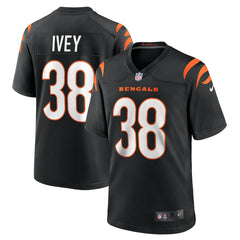 DJ Ivey Team Game Jersey - Cincinnati Bengals