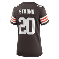 Pierre Strong Jr. Women's Team Game Jersey - Cleveland Browns