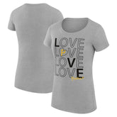 MLB Pittsburgh Pirates G-III 4Her by Carl Banks Women's Super-Slim Fit Lightweight Love Graphic Team T-Shirt