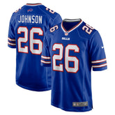 Ty Johnson Team Game Jersey - Buffalo Bills
