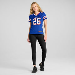 Ty Johnson Women's Team Game Jersey - Buffalo Bills